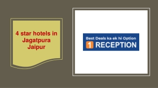 4 star hotels in Jagatpura Jaipur