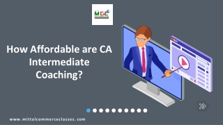 How Affordable are CA Intermediate Coaching