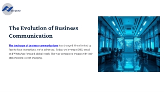The Evolution of Business Communication