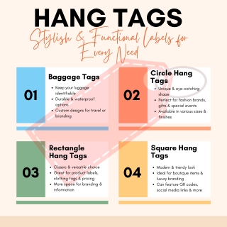 HANG TAGS Stylish & Functional Labels for Every Need