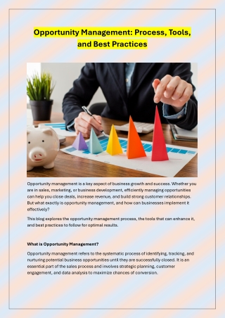 Opportunity Management: Process, Tools, and Best Practices