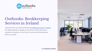 Bookkeeping Services in Ireland for Small businesses - Outbooks