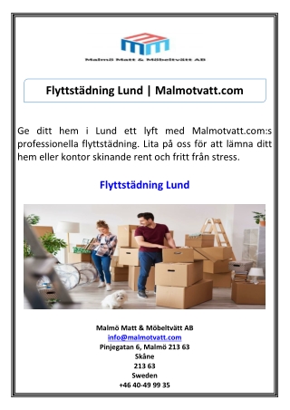 flyttst dning lund malmotvatt com