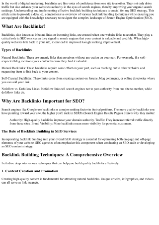 in the world of digital marketing backlinks