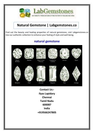 Natural Gemstone Labgemstones.co