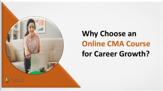 Why Choose an Online CMA Course for Career Growth?
