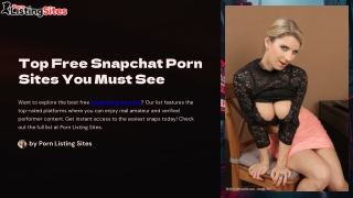 Top Free Snapchat Porn Sites You Must See