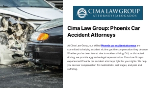 Cima Law Group Phoenix Car Accident Attorneys
