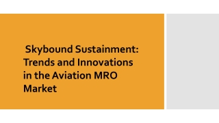 Aviation MRO Market