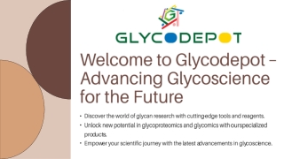 Glycodepot Pioneering Innovations in Glycoproteomics