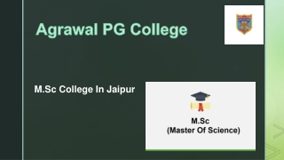 M.Sc College In Jaipur