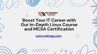 boost your it career with our in depth linux