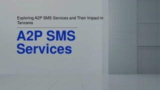 exploring a2p sms services and their impact