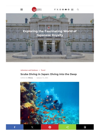 Scuba diving Japan