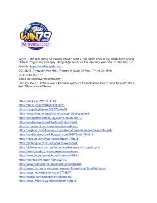 win79 th gi i game i th ng chuy n nghi