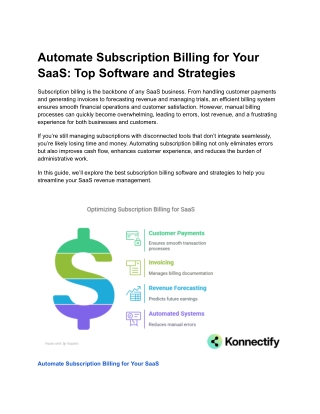 Automate Subscription Billing for Your SaaS_ Top Software and Strategies
