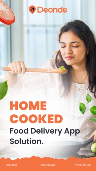 Home Cooked Food Delivery App Solution