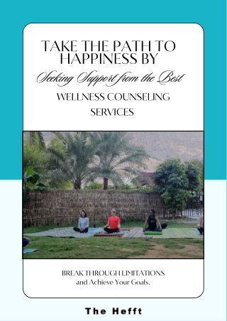 Take the Path to Happiness by Seeking Support from the Best Wellness Counseling