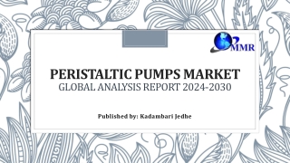 Peristaltic Pumps Market Set to Witness Explosive Growth by 2030