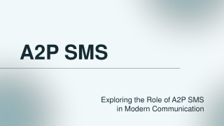 Reliable Transactional SMS for Banking & E-commerce