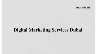 Digital Marketing Services Dubai