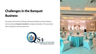 Behind the Glamour: The Biggest Challenges in Running a Banquet Business