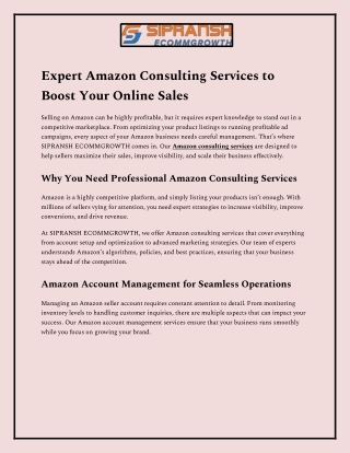 Expert Amazon Product Listing Services to Boost Your Rankings
