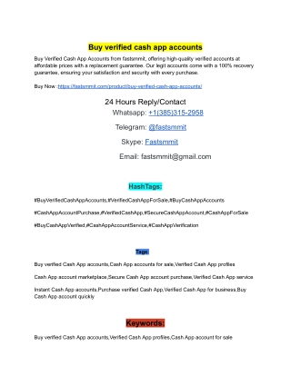 Buy verified cash app accounts