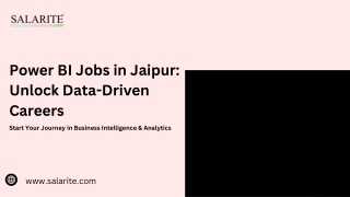 power bi jobs in jaipur unlock data driven careers