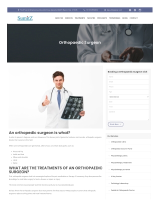 Expert Orthopaedic Surgeon in Baner – Expert Care for Bone & Joint Wellness