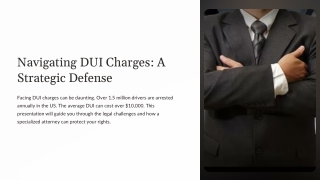 navigating dui charges a strategic defense
