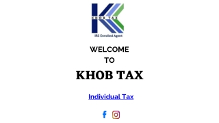 Personal Tax Filing Services in Fremont