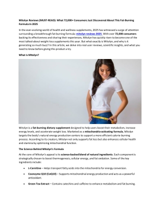 mitolyn reviews must read what 72 000 consumers