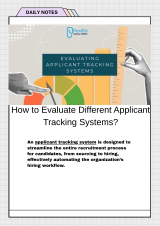 How to Evaluate Different Applicant Tracking Systems?