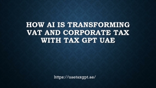 How AI is Transforming VAT and Corporate Tax