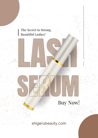 Eyelash and Brow Growth Serum- Shigeru Beauty