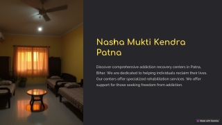 nasha mukti kendra patna