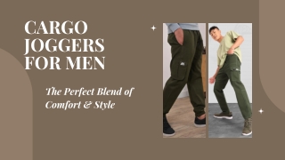 Elevate Your Streetwear Game with Cargo Joggers for Men