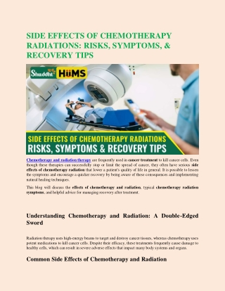 Side Effects of Chemotherapy Radiations_ Risks, Symptoms & Recovery Tips (1)
