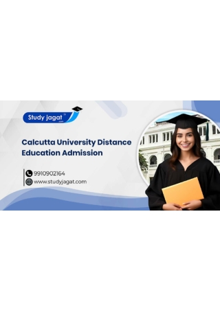 Calcutta University Distance Education Admission