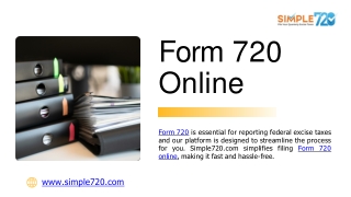 form 720 online