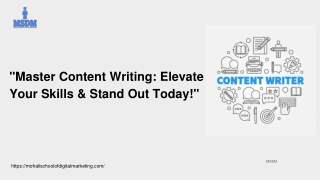 master content writing elevate your skills stand out today