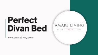 Perfect Divan Bed - Amare Living