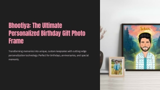 Bhootiya Forever Captured | Birthday Gift Photo Frame – Cherish Memories in Styl