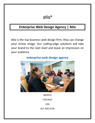 enterprise web design agency atla