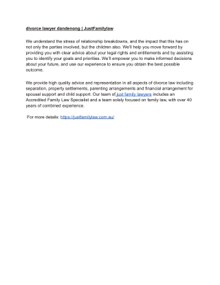 divorce lawyer dandenong _ Australia