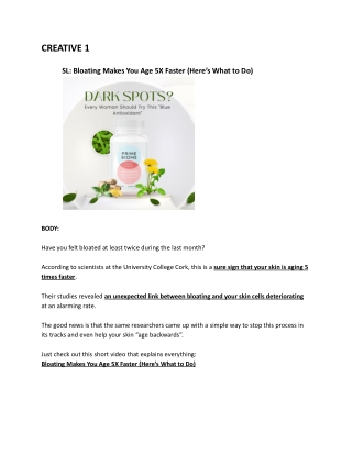 SL- Bloating Makes You Age 5X Faster (Here’s What to Do)--