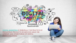 digital marketing is essentially the practice