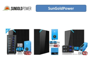 SunGoldPower Off-Grid Solar Solutions Provide Energy Independence