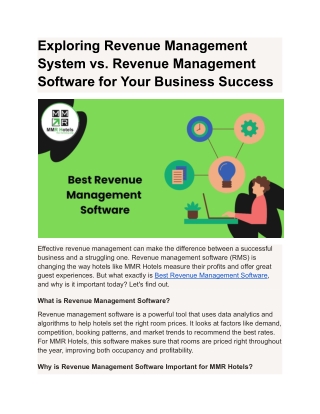 Best Revenue Management Software